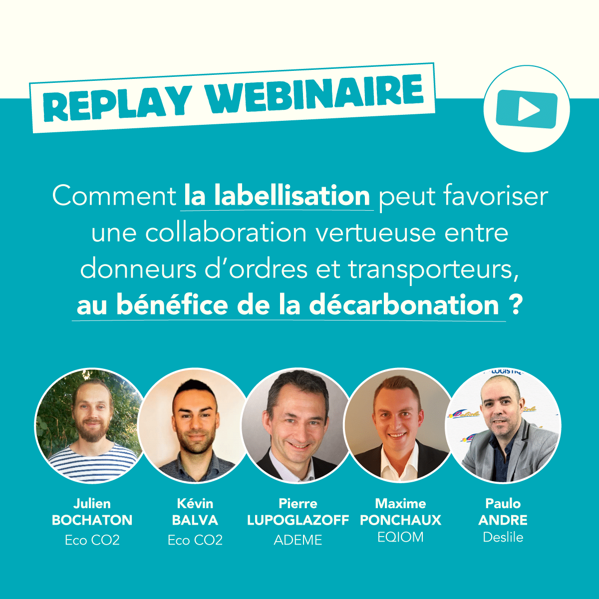 replay webinaire labels