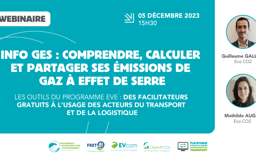 visuel d'annonce du webinaire du 05/12 sur les caculs GES