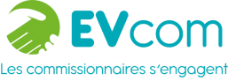 logo EVcom les commissionnaires s'engagent